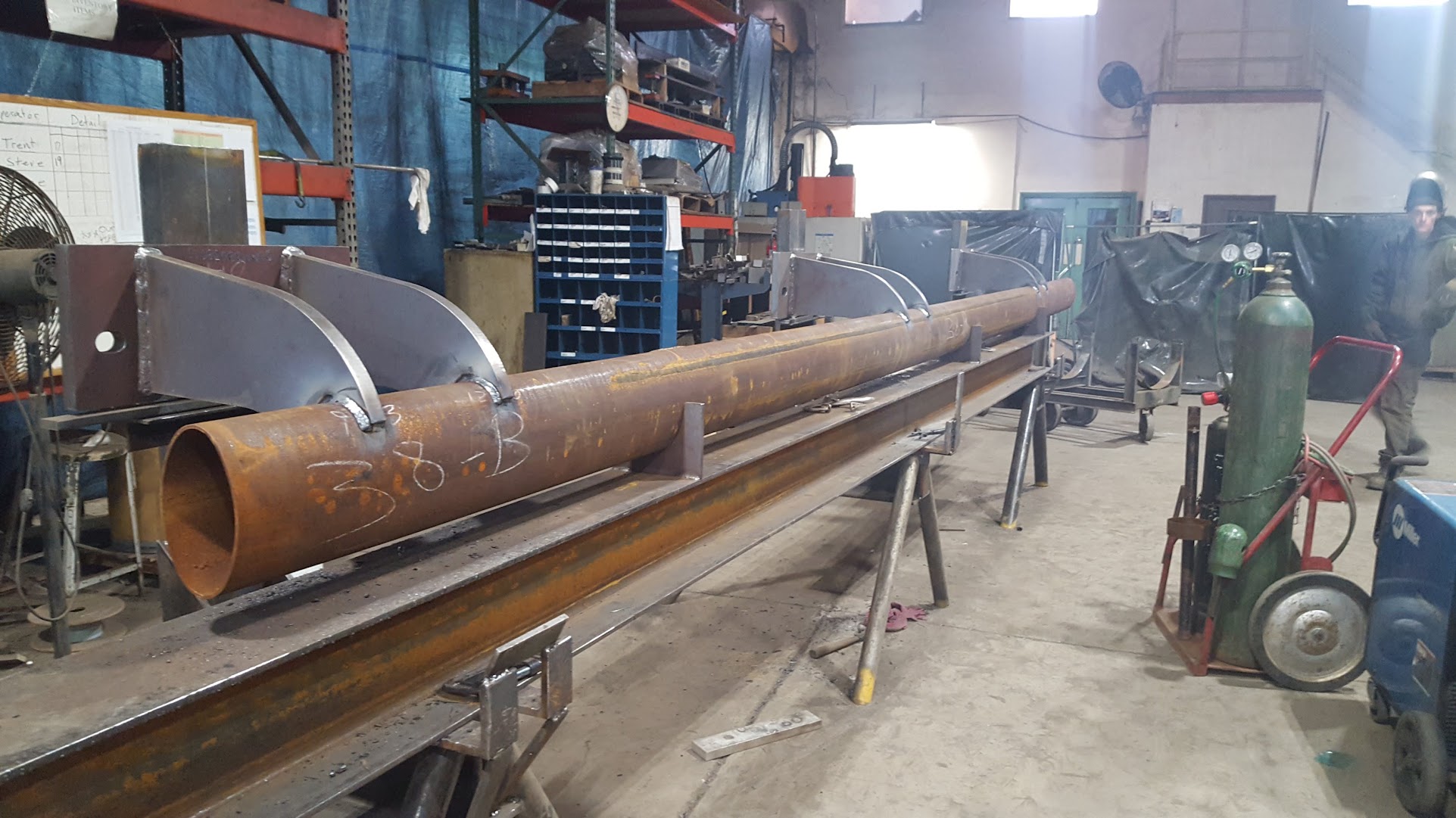 Bayonne Bridge guard rails fabrication